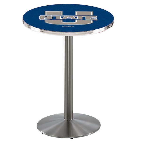 42" Stainless Steel Utah State Pub Table